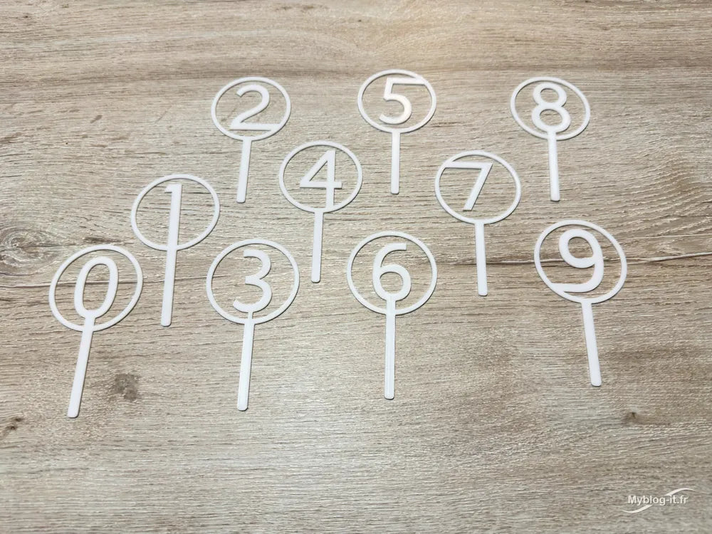 Number Cake Toppers Style 2