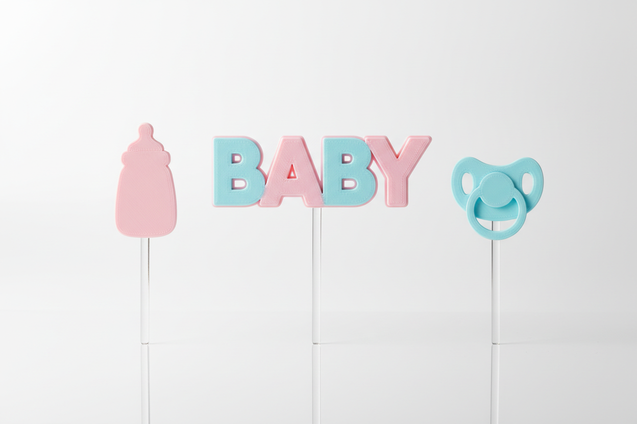 Baby Celebration Cake Toppers