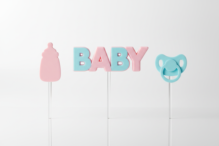 Baby Celebration Cake Toppers