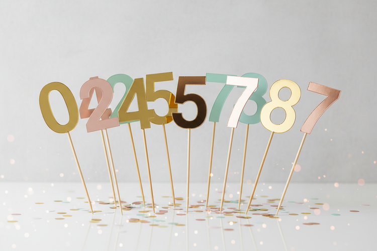 Number Cake Toppers