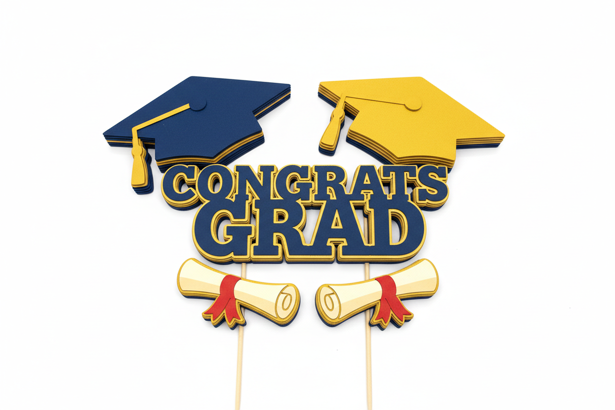Graduation & Achievement Cake Toppers