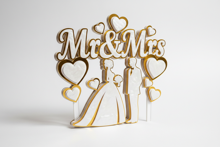 Wedding & Engagement Cake Toppers