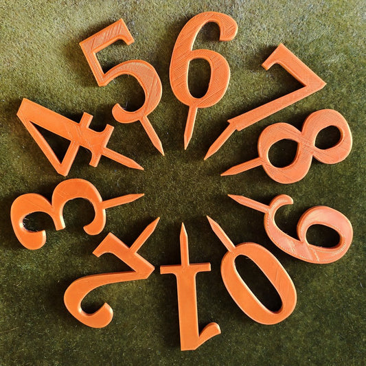 Number Cake Toppers Style 3