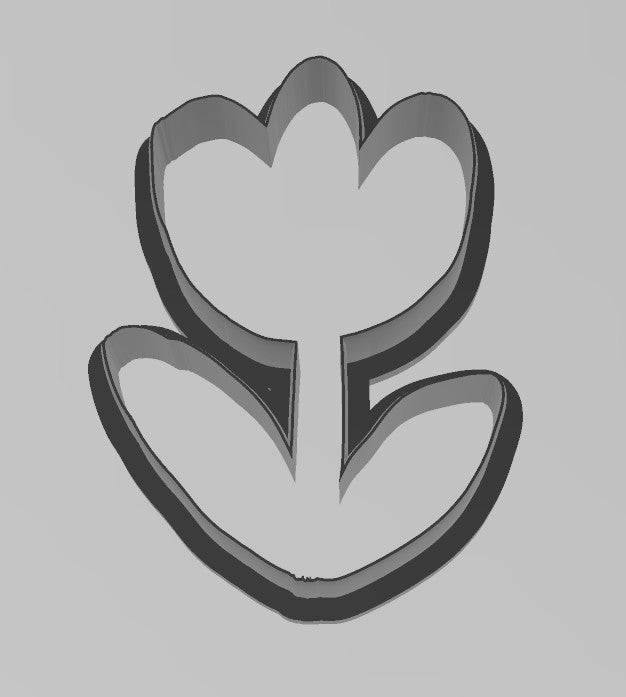 Tulip Cookie Cutter - 3D Printed