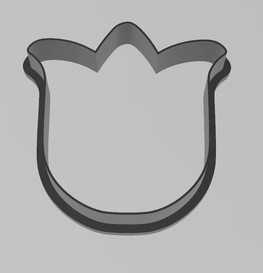 Tulip Head Cookie Cutter - 3D Printed
